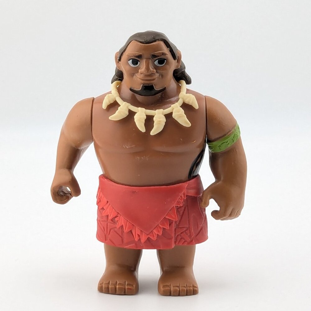 2016 Hasbro Disney Chief Tui 3.5'' Moana figure cake topper
